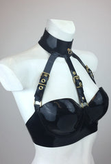 Zena Buckle Bra - Black - Ready to Ship