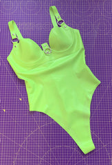 O Ring Bodysuit - Black - S - Ready to Ship