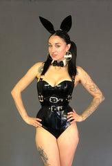 Bondage Bunny Bow Tie Collar