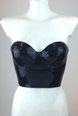 Bra Cup Bustier - Black - S - Ready to Ship