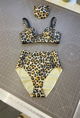 Leopard High Waist High Leg Knickers