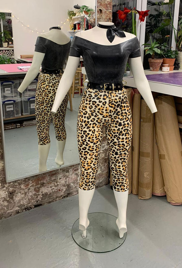 Leopard Capri Leggings