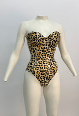 Leopard Bra Cup Bodysuit