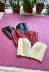 Plunge Bustier - Black - Ready to Ship