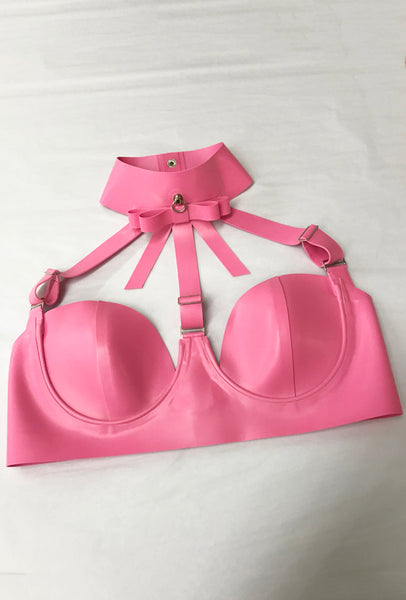 Shell Cup Bra with Bow