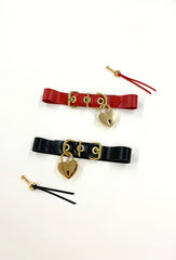 Spilt Milk Collar - Red/Gold- XS & S - Ready to Ship
