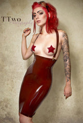Pencil Skirt With Braces