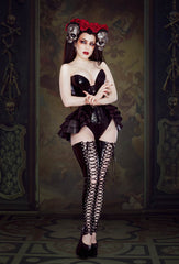 Plunge Bustier - Black - Ready to Ship