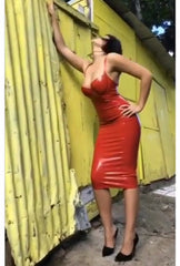 Bra Cup Pencil Dress