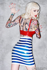 Sabina Stripe Skirt