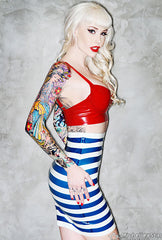 Sabina Stripe Skirt