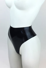 High Waist Thong - Black - Ready to Ship
