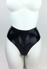 High Waist Thong - Black - Ready to Ship