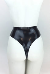 High Waist Thong - Black - Ready to Ship