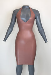 Deep V Pencil Dress