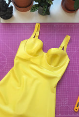 Bra Cup Pencil Dress