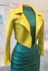 Cropped Biker Jacket