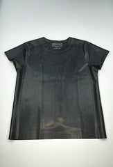 Latex T Shirt  - Black - SAMPLE SALE