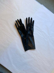 Elbow Length Gloves Black - SAMPLE SALE