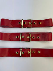 Waist Belt - Red & Gold - SAMPLE SALE