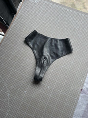 Zipper High Waist Thong S - SAMPLE SALE