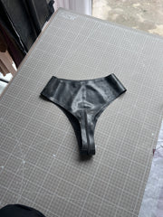 Zipper High Waist Thong S - SAMPLE SALE