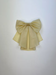 Pussy Bow Collar - Semi-Translucent Natural