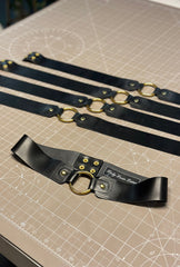 O Ring Belt - Black & Gold - XS & S