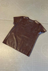 Latex T Shirt  - Chocolate Brown XL - SAMPLE SALE