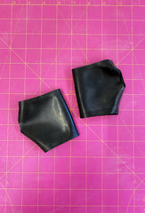 Latex Mitts - Black - Small - Sample Sale