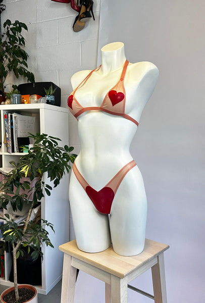 Teeny Heart Bikini Set