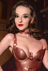 Glitter Bow Choker XS-S - SAMPLE SALE