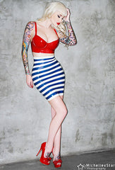 Sabina Stripe Skirt